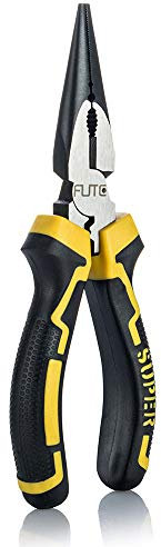 6 inch Long Needle Nose Pliers with Side Cutter|Designed for Bending Wire/Jewelry Making/Small Object Gripping/Working in Tight Areas