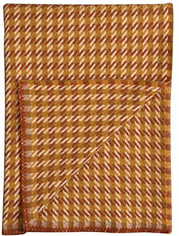 RØROS TWEED - Mimi - Wolldecke aus norwegischer Lammwolle - Design von Anderssen & Voll - Deckenmaße: 150 x 200 cm (5053 - Apricot, 150 x 200 cm)