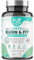 Brûleur de Graisse Puissant - Coupe Faim - Puissant Complexe de Plantes Amaigrissant - Effet Minceur Efficace - BURN&FIT - 120 gélules Vegan - Fabriqué en France