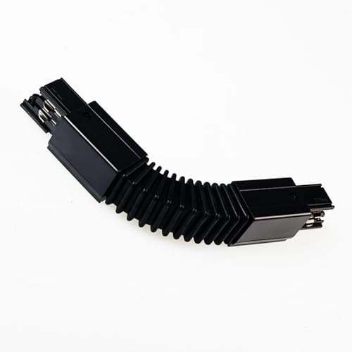 INNOVATE 3-Phasen Schienensystem Verbinder Flexibel | LED Schiene Flex Verbinder biegsam bis 180° | Steckverbinder Hochvolt Stromschiene dreiphasig | 3-Phasen Kupplung Flexverbinder