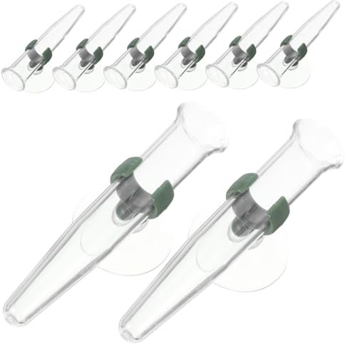 IWOWHERO 8piezas Tubo De Agua Floral con Ventosa para Arreglos De Plástico Resistentes y Livianos para Mantener Flores para Floristas y Decoración Jardines y Ventanas