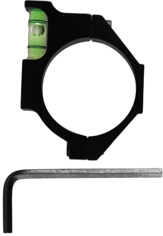 Tiardey Anello di Livello Integrata Indicatore di Livello a Bolla Anti-inclinazione per mirino Supporto per Tubo di livella a Bolla d'Aria per mirino Morsetto di mirino con Diametro di 30 mm