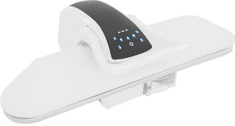 Plancha de vapor inteligente, plancha de vapor digital grande de 36 pulgadas con pantalla táctil LED, superficie de prensado antiadherente, máquina para planchar ropa con 5 configuraciones(White)