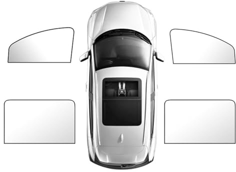 YNEION 4 Piezas Parasol de Coche Magnético para Seat Altea Altea XL Altea FreetrackParasol Coche Lateral Ventana Lateral Protección UV Et Solar Cortinas Accesorios Coche,A