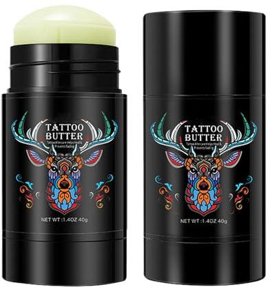 Tattoo Balm & Cream - Aftercare Tattoo Body Cream for Old and New tattoo - Color Enhancer & Moisturiser Butter Balm - Natural Organic Cream Moisturizer for Adult