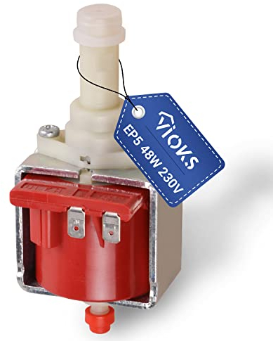 VIOKS Pompa espresso Ulka EP5 48 Watt 230 V ricambio per DeLonghi 5113211281 5132106900 Bauknecht Whirlpool pompa 481236018581 – Pompa caffè & Delonghi pezzi di ricambio per macchina da caffè Delonghi