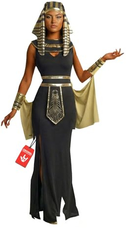Morph Disfraz Cleopatra Mujer, Traje Diosa Egipcia con Accesorios, Disfraces para Carnaval y Halloween, XXL
