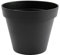 Pot de fleur rond Toscane Ø 60 x H.47 cm - Gris Anthracite - Eda
