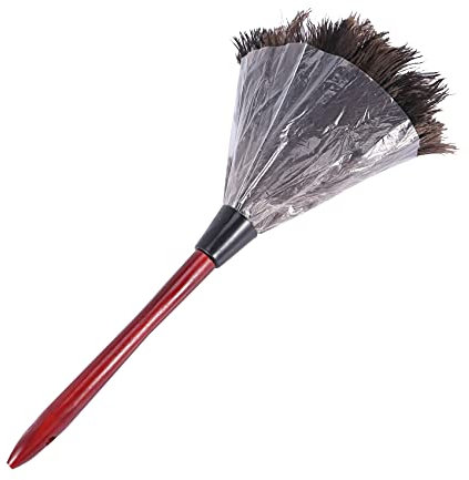 Flisdtry Spolverino di struzzo – Piumino morbido per mobili e pale del ventilatore,