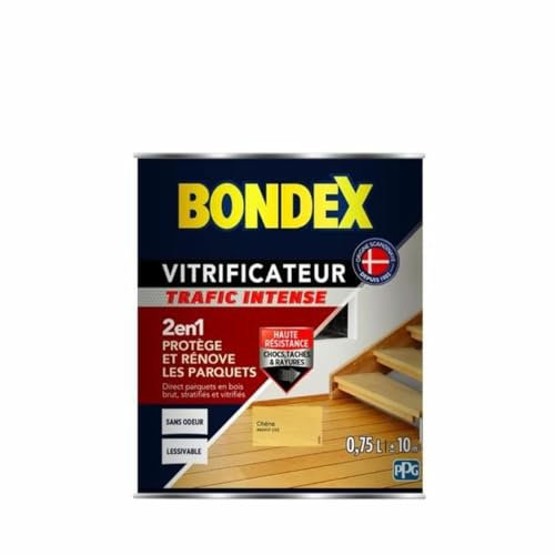 Bondex Vernis vitrificateur parquet satiné chêne 750 ML