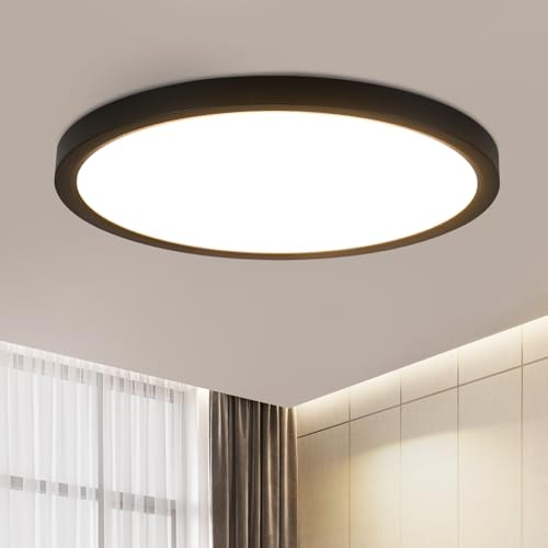 ZMH Deckenlampe LED Deckenleuchte Badezimmer - Ø30cm Badezimmerlampe Flach