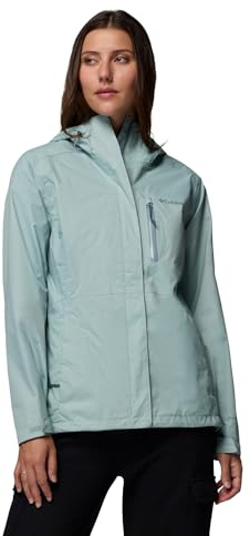 Columbia Pouring Adventure III Chaqueta, Construcción Impermeable, Facilidad Transpirable, Comodidad Ajustable, Facilidad de Empaque - Mujer