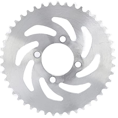 Tand bakre kedjehjul 45 tänder stål slitstark högpresterande kedjehjul för elektriska cyklar kartor motorcyklar atvs diameter 187 mm inre diameter 52mm