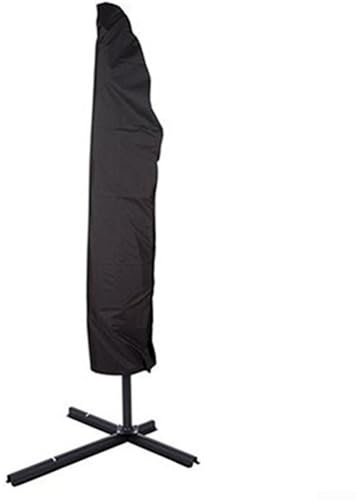 Housse de protection imperméable en tissu Oxford 210D pour parasol banane, parasol déporté pour meubles de jardin et terrasse (205 cm)