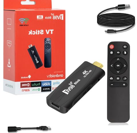 Android TV Stick 4K 2025 Smart TV box,Streaming Stick 4K,RAM 2GB ROM 16GB Dual WiFi 2.4G/5.8G 4K HDR10+ Ultra USB HD Streaming Media Player