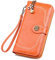 RRANCharltu Portefeuille Femme Grande Capacité Porte Monnaie Femme Cuir Portefeuilles et Porte-Cartes avec Fermeture Éclair, Compartiments Cartes et Poche Téléphone