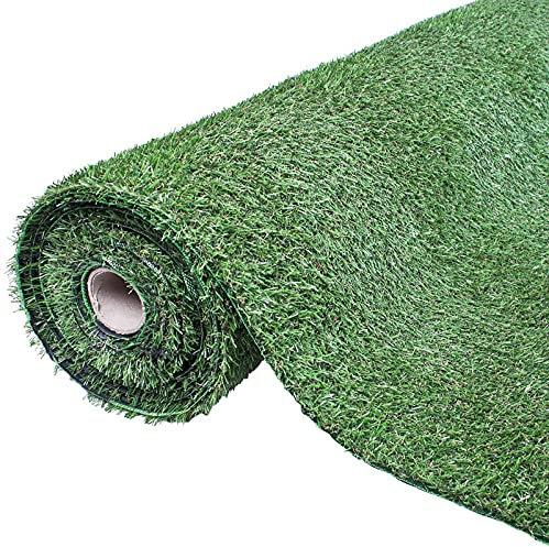 Pile High Artificial Grass Non-Fade Grass Roll Garden Lawn High Density Fake Turf Quality Synthetic Grass 20 mm