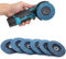 Discos Abrasivos discos de láminas discos abrasivos Diámetro 75mm grano 60/80/120 para metal, acero y madera, recubiertos de corindón de circonio
