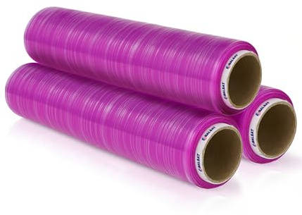 Balsat Bobina Pellicola trasparente alimentare professionale PVC resistente, 300 metri garantiti x bobina. Pellicola 45x300 e 30x300. Film tatuaggi e ristoranti. Confezione da 3 bobine (45x300)