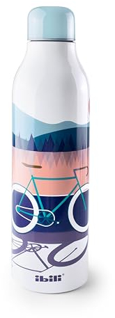 IBILI Botella termo doble pared Norabidea 500 ml, Acero Inoxidable 18/10, Doble pared, Reutilizable