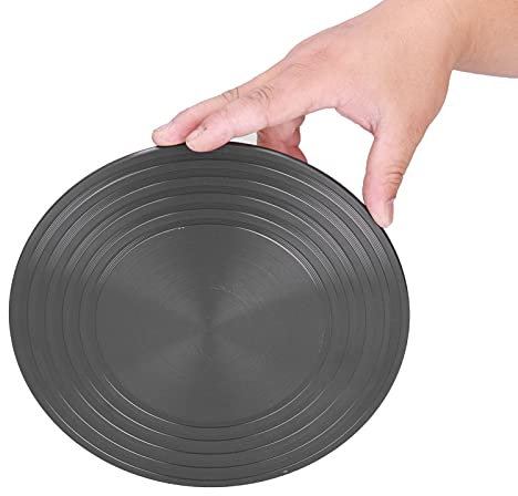 Adattatore induzione pentole, Piastra Diffusore di Calore, piastra riscaldante rotonda del calore rotonda in lega di alluminio adattatore per fornello a induzione con design filettato (24 cm)