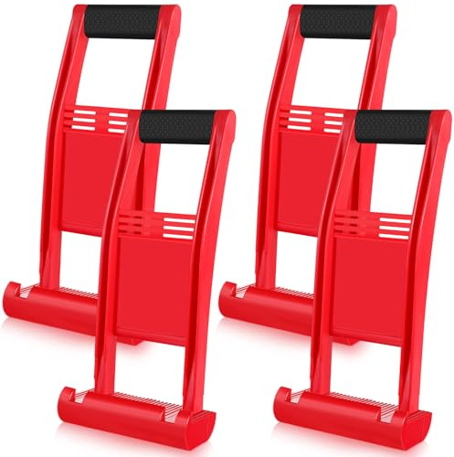 Threlaco 4 Pcs Plywood Carrier Drywall Carrier Handle Sheetrock Lift Drywall Carrying Tool ABS Plastic Plywood Carrier Tool Lift and Carry Panel Mover Tools for Plywood Glass Board Plasterboard