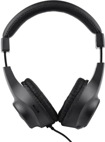 Ejoyous Wired Headset, Stereo Headphones with Self Adjusting Headband 6.5mm Single Jack Stereo Monitoring Headphone for Electric Piano Electric Guitar