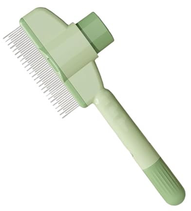 Fellblitz Bürste Selbstreinigende Haustierbürste Für Lang- Und Kurzhaarpflege, Fellbürste Katze, Hunde Katzen Bürste, Pfotenmond fellbürste