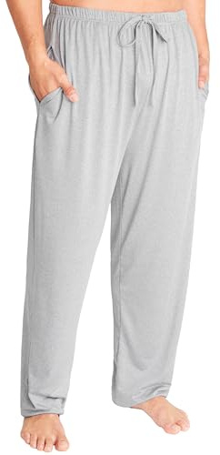 Get Trend Pantalones Pijama Hombre con Cintura Elástica y Cordón Ajustable, M-3XL, Pantalones Largos Cómodos de Estar por Casa
