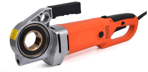 ZKLGS Filettatrice elettrica per Tubi, Filettatrice elettrica, Macchina filettatrice elettrica Portatile, Chiave a Cerniera, Filettatura di Tubi zincati(4 Heads 2000W Max 1.2 Inches)