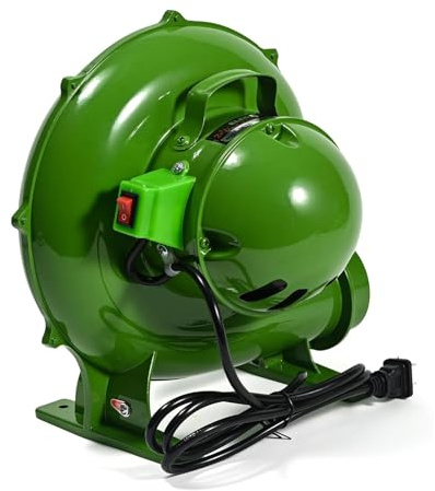 Fläkt 110 V/220 V, elektrisk smideblåsare, tändkamin med träkol, grillfläkt, grillfläkt, centrifugalfläkt för grill (550 W)