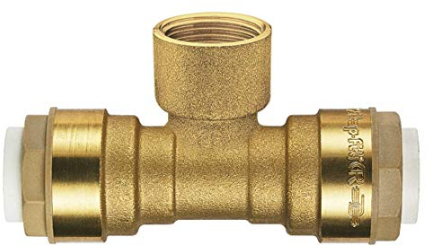 ITAP-FIT -IT635B012015- Messing-Steckverbinder T-Stück für Cu-Rohr Ø 15 mm x 1/2 IG - DVGW