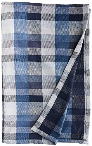 Eddie Bauer - Twin Size Blanket, 100% Yarn Dyed Cotton Striped Bedding for Year Round Comfort, Throw Blanket for Couch or Bed (Windsor Blue)