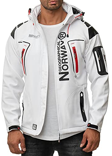 Geographical Norway Men’s Techno-bans outdoor jacket - White - X-Large