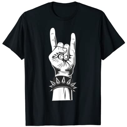 Fourchette à frites Metalhand & Roll Rocker T-Shirt