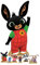 SP015 Bing Party Pack Cartone Cutout Party Decorazioni con sei mini forniture per feste: ideale per feste, decorazioni e regali