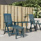 CIADAZ Sonnenliege Grün Kunststoff Gartenliege, Liegestuhl, Sonneninsel Outdoor, Liegen, Gartenmöbel, Loungemöbel, Relaxliege - 364706