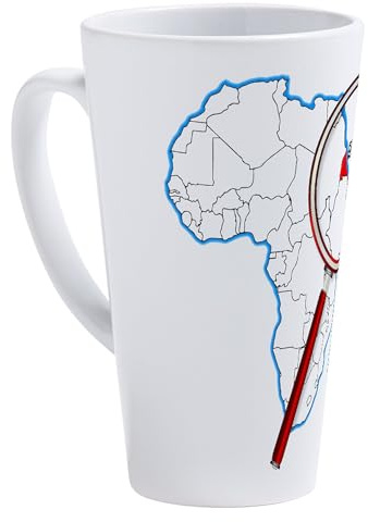 CafePress Eritrea Under A Magnifying Glass 17 oz Latte Mug