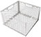 Portable Grill Basket, Portable Rugged Stable Stainless Steel Charcoal Fire Basket Grill Accessories for Barbecue