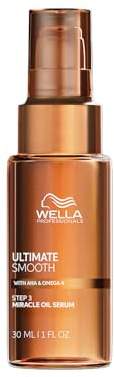 Wella Professionals ULTIMATE SMOOTH Miracle Oil Serum - Hair Oil With Squalane & Omega 9 - For Dry, Dull & Frizzy Hair (30ml)