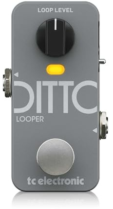 TC Electronic DITTO 2 LOOPER Guitar Looper Pedal for Live Performances