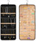 bssmmai Schmuck Organizer Hängend, Schmuckaufbewahrung Hängend Doppelseitige, Halsketten Aufbewahrung mit 48 Taschen und 3 Metallhaken, Ketten Organizer Kann an Kleiderschrank, Schmuckhalter Wand