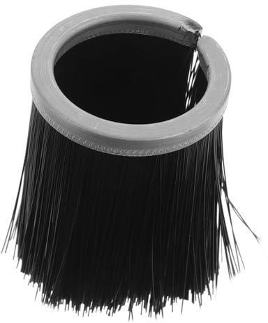 Cabilock Kopfmodell Staubbürste Saugbürste Besenkopf Ersatz Kaminbürste Ersatzkopf Industriebesen Nylon Schwarz