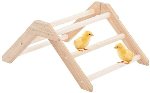 Chick abborre för brooder | Trä kyckling trä takstativ | halkskydd husdjurstillbehör, coop träningsstege för Gerbils papegoja små djur sparv fågel