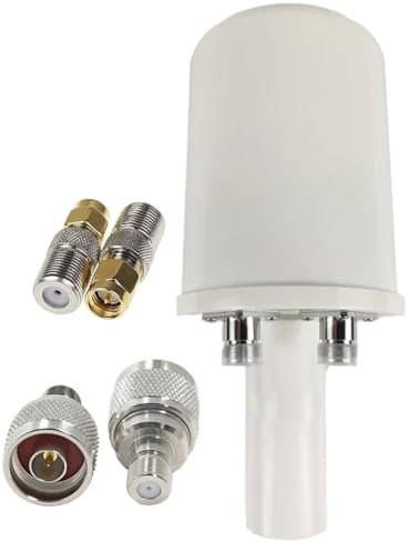 Sirxlevcy di Alimentazione per Antenna 5G A Doppia Polarizzazione Mesh 1700-4200 MHz WiFi 3G 4G 5G Riflettore Parabolico 2 X 32dBI Solo Alimentazione