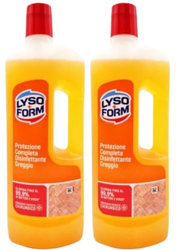 Lysoform Greggio Disinfettante Pavimenti Protezione Completa, Multiuso, 750 ml, per Casa (2)