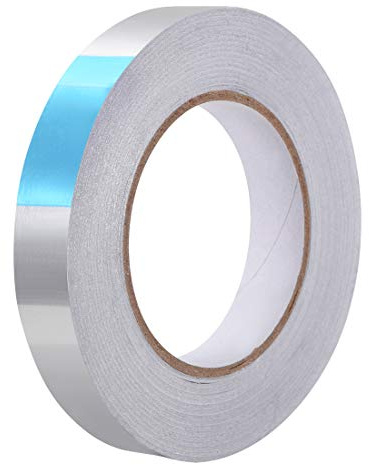 sourcing map Heat Resistant Tape - High Temperature 20mm x 50m(164ft) | Heat Transfer Tape Aluminum Foil Adhesive Tape
