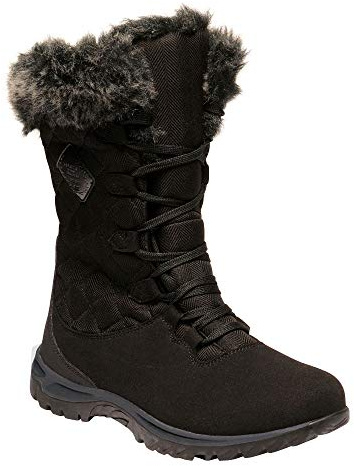 Regatta dam Newley Thermo-Guard High Rise Boots - Kastanj, Svart svart Briar 3mx, 37 EU