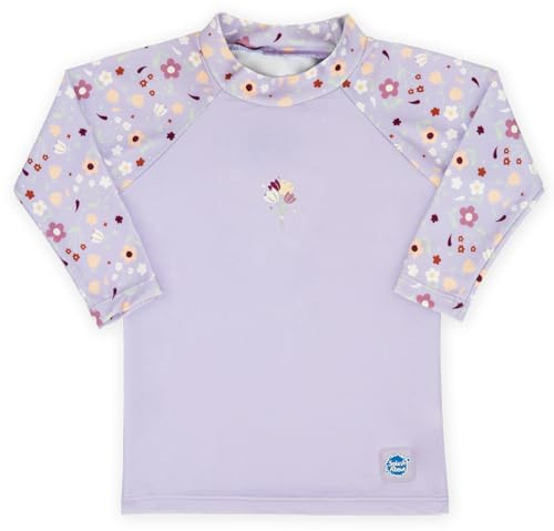 Splash About Long Sleeve Rash Top, Lilac Spring - 2 Years