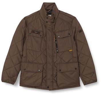 camel active Herren Funktionsjacke mit Rautensteppung Braun, menswear-50